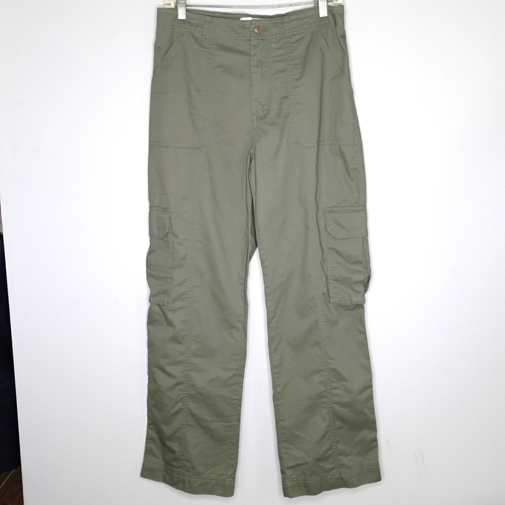 Abercrombie Cargo Pants size 6 waist 28" olive green